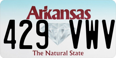 AR license plate 429VWV