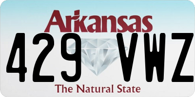 AR license plate 429VWZ