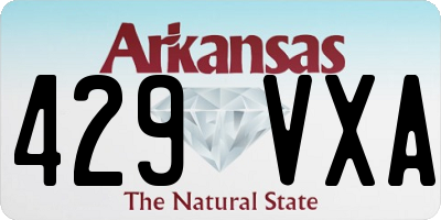 AR license plate 429VXA