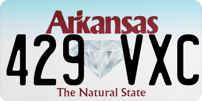 AR license plate 429VXC