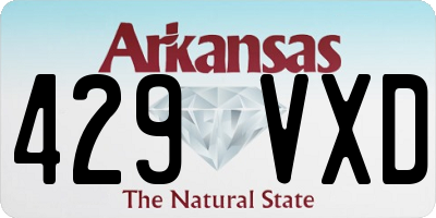 AR license plate 429VXD