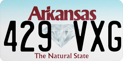 AR license plate 429VXG