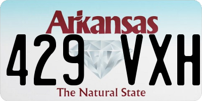 AR license plate 429VXH