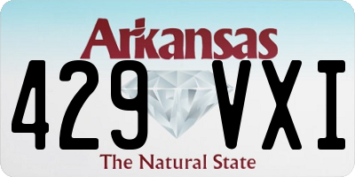 AR license plate 429VXI