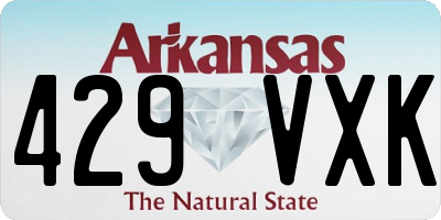 AR license plate 429VXK