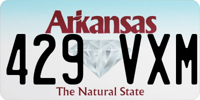 AR license plate 429VXM