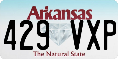 AR license plate 429VXP