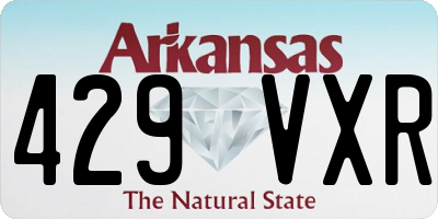 AR license plate 429VXR