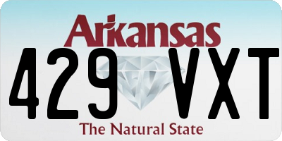 AR license plate 429VXT