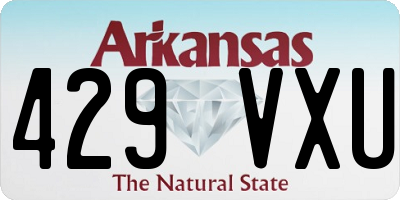 AR license plate 429VXU