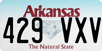AR license plate 429VXV