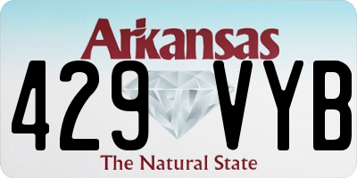 AR license plate 429VYB