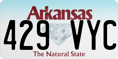AR license plate 429VYC