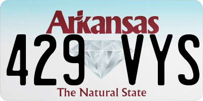 AR license plate 429VYS