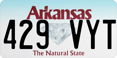 AR license plate 429VYT