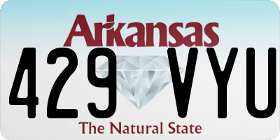 AR license plate 429VYU