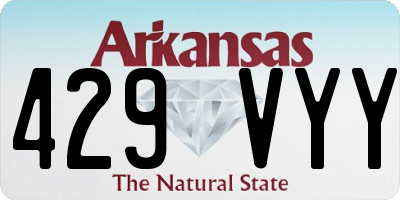 AR license plate 429VYY