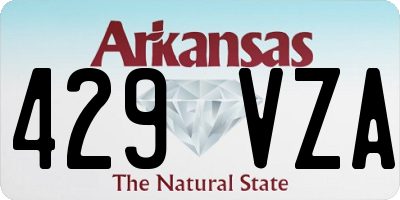 AR license plate 429VZA
