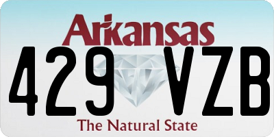 AR license plate 429VZB
