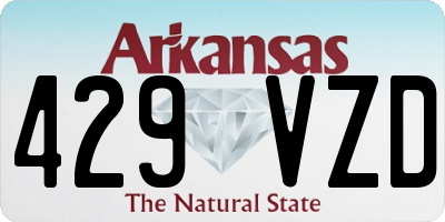 AR license plate 429VZD