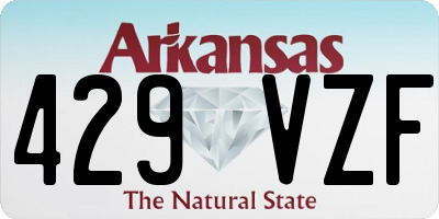 AR license plate 429VZF