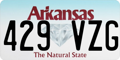 AR license plate 429VZG