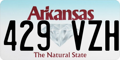 AR license plate 429VZH