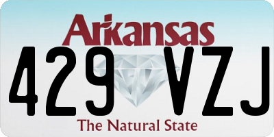 AR license plate 429VZJ