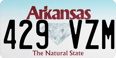 AR license plate 429VZM