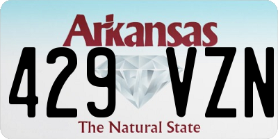 AR license plate 429VZN