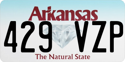AR license plate 429VZP