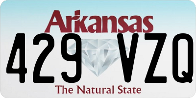 AR license plate 429VZQ