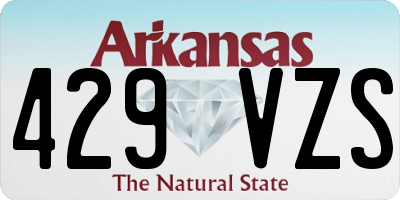AR license plate 429VZS