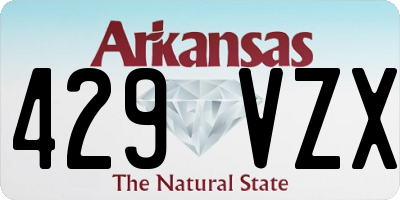 AR license plate 429VZX