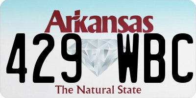 AR license plate 429WBC