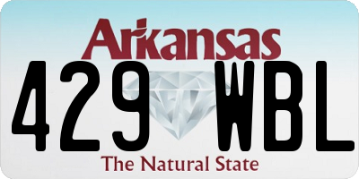 AR license plate 429WBL