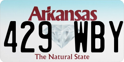 AR license plate 429WBY