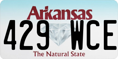 AR license plate 429WCE