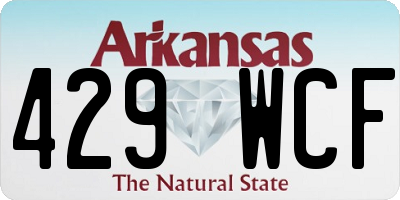 AR license plate 429WCF
