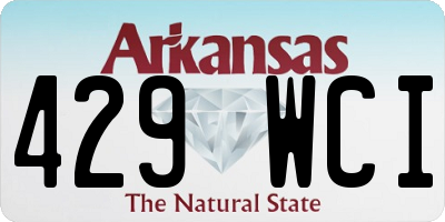 AR license plate 429WCI