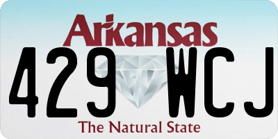AR license plate 429WCJ