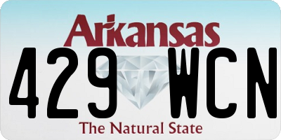 AR license plate 429WCN