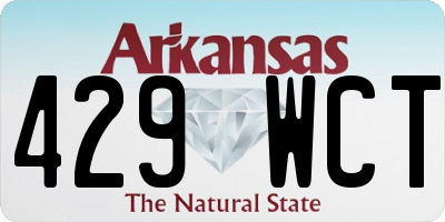 AR license plate 429WCT