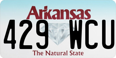 AR license plate 429WCU