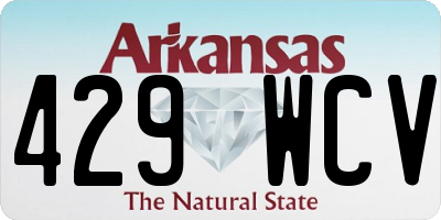 AR license plate 429WCV
