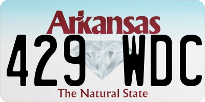 AR license plate 429WDC