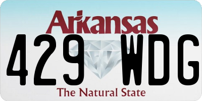 AR license plate 429WDG