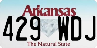 AR license plate 429WDJ