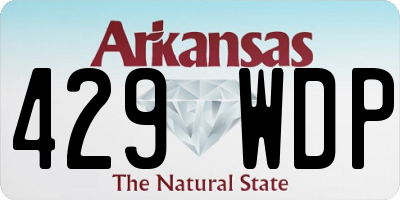 AR license plate 429WDP