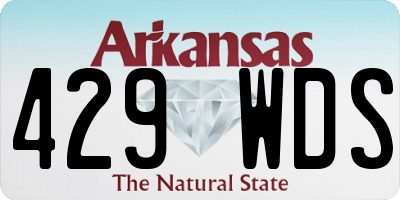 AR license plate 429WDS
